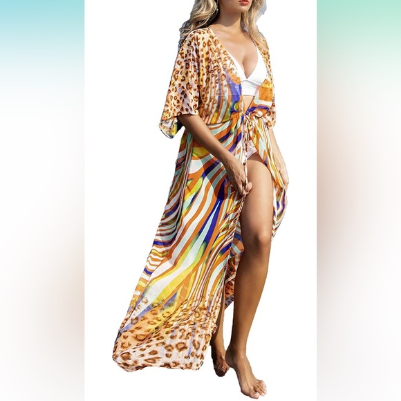 Sheer beach cover up - Picture 1 of 7